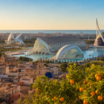 Vista panorámica de Valencia con la Ciudad de las Artes y las Ciencias